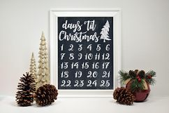 Christmas Countdown SVG Cut File - Days &#039;Til Christmas Product Image 3