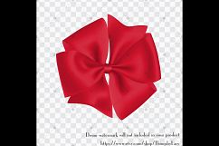 56 Christmas Bows and Ribbons Clip Arts PNG Transparent Product Image 3