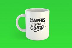 Camper SVG - Camping SVG - Camping Sayings - DXF Cut Files Product Image 2