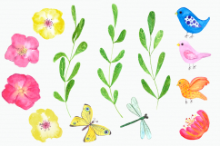 Fun and Bright Watercolor Clip Art Set Product Image 2