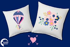 Hot Air Balloons clipart, graphics and illustrations AMB-1394 Product Image 4