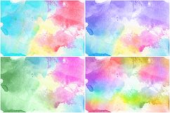 50 Watercolor Backgrounds 02 Product Image 9
