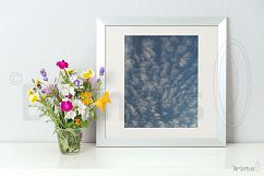 Frame mockup - clean bright interior summer field flowers Product Image 5