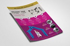 Insurance Company Advertisement Flyer Template Product Image 3