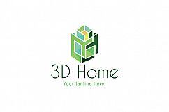 3D Home - Architect Logo Design Template for Interior &amp; Exterior Services Product Image 1