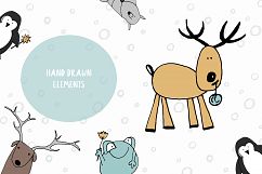 Animals &amp; patterns for baby nursery Cute baby illustrations Product Image 3