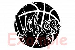Basketball Vibes svg grunge ball 1002S Product Image 3