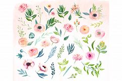 Watercolor Floral Kiss of Spring Product Image 2