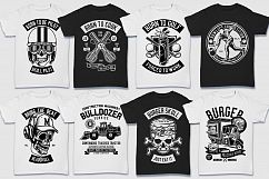 200 Vector Tshirt Designs B/W Concept Product Image 6