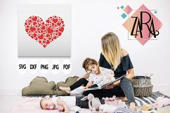 Heart svg DXF pdf jpg PNG - Cutting Files - Wall art - Clip Art  Product Image 3