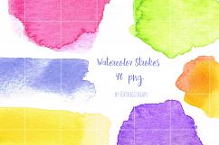 Watercolor Splotches Blob Clipart Product Image 2