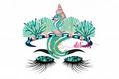 Glitter Mermaids Clipart Product Image 6