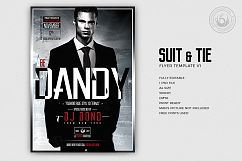 Suit and Tie Flyer Template Product Image 1