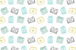 Hand drawn camera set +patterns Product Image 12