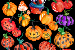 Halloween Watercolor Pumpkins Product Image 3