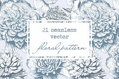 Hand Drawn Floral Vector Patterns Product Image 1