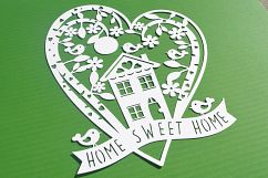 New home paper cut SVG / DXF / EPS files Product Image 2