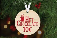 Christmas SVG Cut File - Hot Chocolate SVG DXF PNG EPS JPG Product Image 6