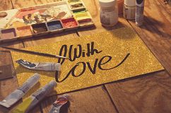 Glitter &amp; Sparkle Paper Backgrounds - Gold / Silver / Bronze bundle Product Image 3