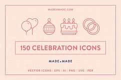 Line Icons - Celebration Product Image 1
