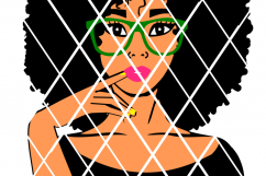 Sarah finger, Afro woman,Nubian ,black Woman svg,Black G Product Image 1