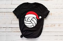 Santa Volleyball Hat Christmas svg Elf 1041s Product Image 1