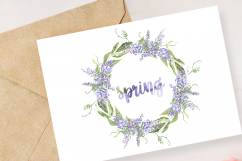 Watercolor Wisteria Clip Art Set Product Image 1