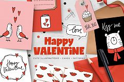 Happy Valentine graphic set Product Image 1