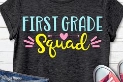 First Grade Squad, 1st Grade Teacher, Crew, Team SVG PNG DXF Product Image 2