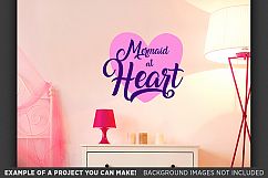 Mermaid at Heart SVG - Mermaid Shirt SVG File - 1061 Product Image 2