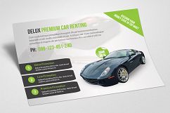 Horizontal Rent A Car Flyer Product Image 2