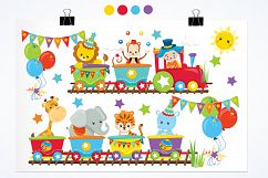 Circus Party Train  graphics and illustrations Product Image 2