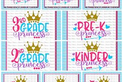 School Princess SVG Bundle Kindergarten First Day of School Product Image 1
