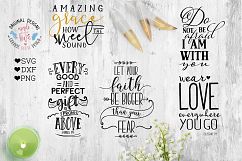 Bible Verse &amp; Scripture Bundle Cutting Files SVG, DXF, PNG Product Image 1