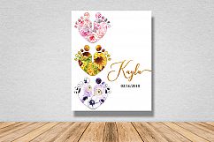 Baby Footprints as a gift for Father&#039;s Day Product Image 1