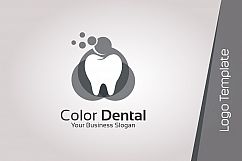 Colorful dental logo design template Product Image 5