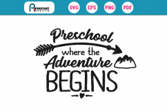 preschool svg, pre-k svg file, adventure svg, preschool eps Product Image 3