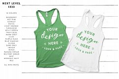 Next Level 1533 Tank Top Mockup Mega Bundle Multi Colors Product Image 5