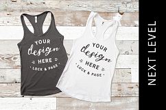 Dark Grey Next Level 1533 Tank Mockup Product Image 1