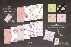 Dreamcatcher Creator Package HUGE Watercolor Floral Boho Set Product Image 9