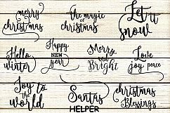 Christmas Quotes bundle svg cutting files | quotes svg Product Image 2