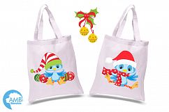 Christmas birds clipart, graphics, illustrations AMB-192 Product Image 2
