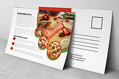 Restaurant Food Postcard Template Product Image 3