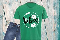 Soccer Ball Vibes svg grunge Football 1004s Product Image 1