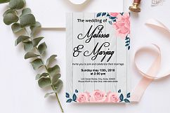 Wooden Wedding Invitation Template Product Image 1