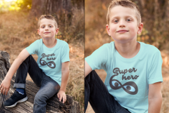 Boys T-shirt Mock-up Product Image 2