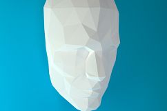 Human Face, Artist Sculpture, Papercraft Face, Human Papercraft, Face Dummy, Human Face Layout, Wall Human Face, Human Head, Papercraft Head Product Image 4
