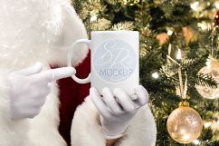 Christmas Mug Mockup with Santa Product Image 2
