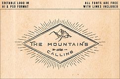 Rustic Logos &amp; Illustrations AI PNG Product Image 8