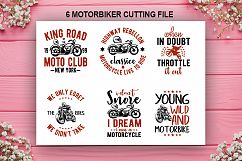 6 Motorbike Quotes SVG Design Bundle Vol 1 Product Image 1